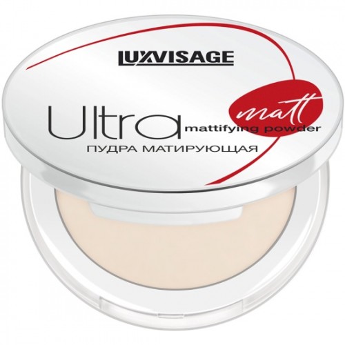 Пудра матирующая LUXVISAGE Ultra matt, 104 Warm beige