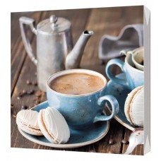 Салфетки бумажные 33*33см, 3-х слойная 20шт Кофейное Утро