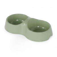 Миска для кошек двойная Юта 0,2л. ALTA