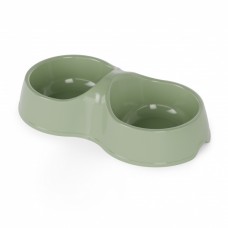 Миска для кошек двойная Юта 0,2л. ALTA