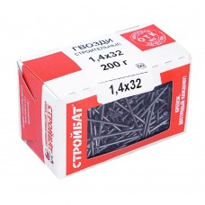 Гвозди строительные 1,4x32 (0,2 кг)