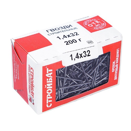Гвозди строительные 1,4x32 (0,2 кг)