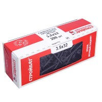 Саморезы гипсокартон-металл 3,5х32 фосфатирован. 200шт.