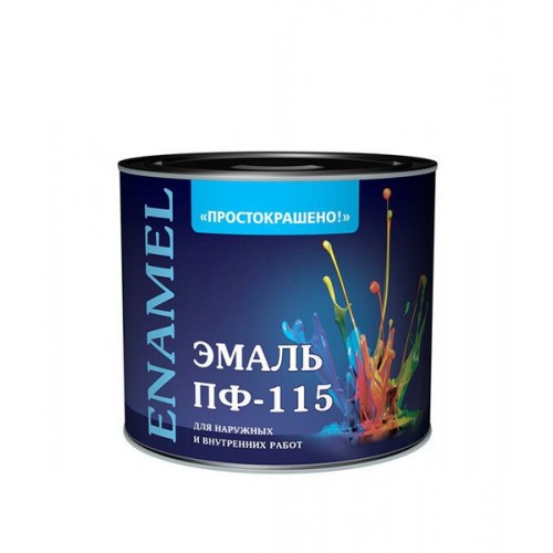 Эмаль ПФ-115 Простокрашено вишневая 2,7кг