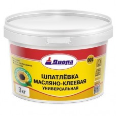 Шпатлевка масляно-клеевая универсальная 3кг/Евроведро Д-001