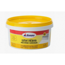 Шпатлевка масляно-клеевая 1кг/Евробанка Д-001