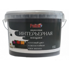 Краска акриловая интерьерная моющаяся, готовый цвет (серо-голубой) 