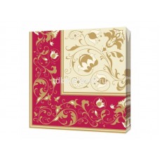 Салфетки бумажные 33*33см, 3-х слойная 20шт Белиссимо